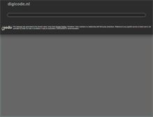 Tablet Screenshot of digicode.nl